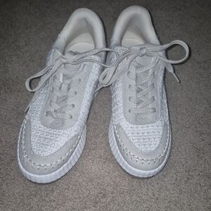 DV by Dolce Vita Kids Off-White Lace-Up Sneakers